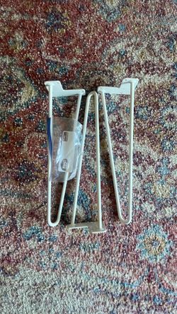 16” Hairpin legs, 3x, white