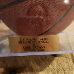 Kobe/Shaq Signed Ball