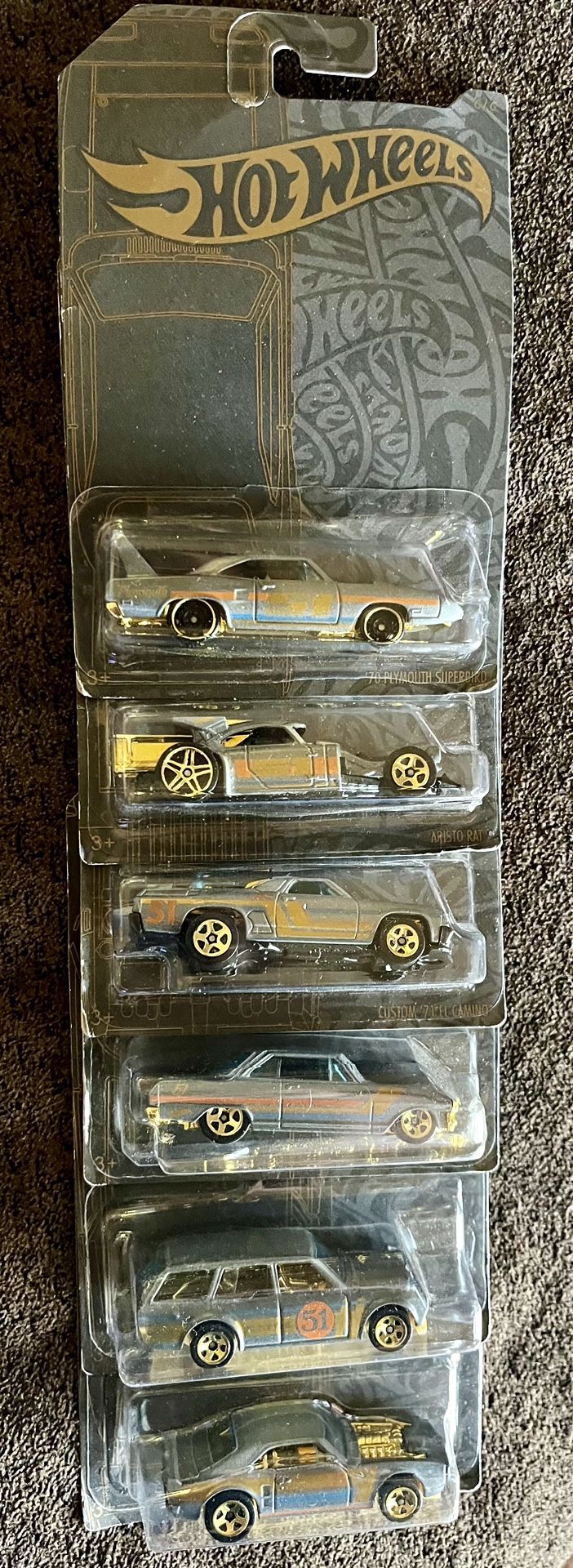 Hot Wheels 6pc Collector set