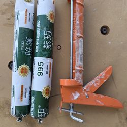 Caulking Gun and All Purpose Sealant