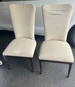 Traditional Mahogany chairs