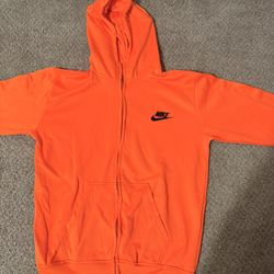 Men’s Bright Orange Nike Tracksuit With Pants And Jacket Slightly Worn 