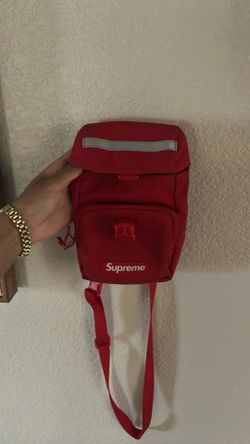 Cheap Red supreme shoulder bag