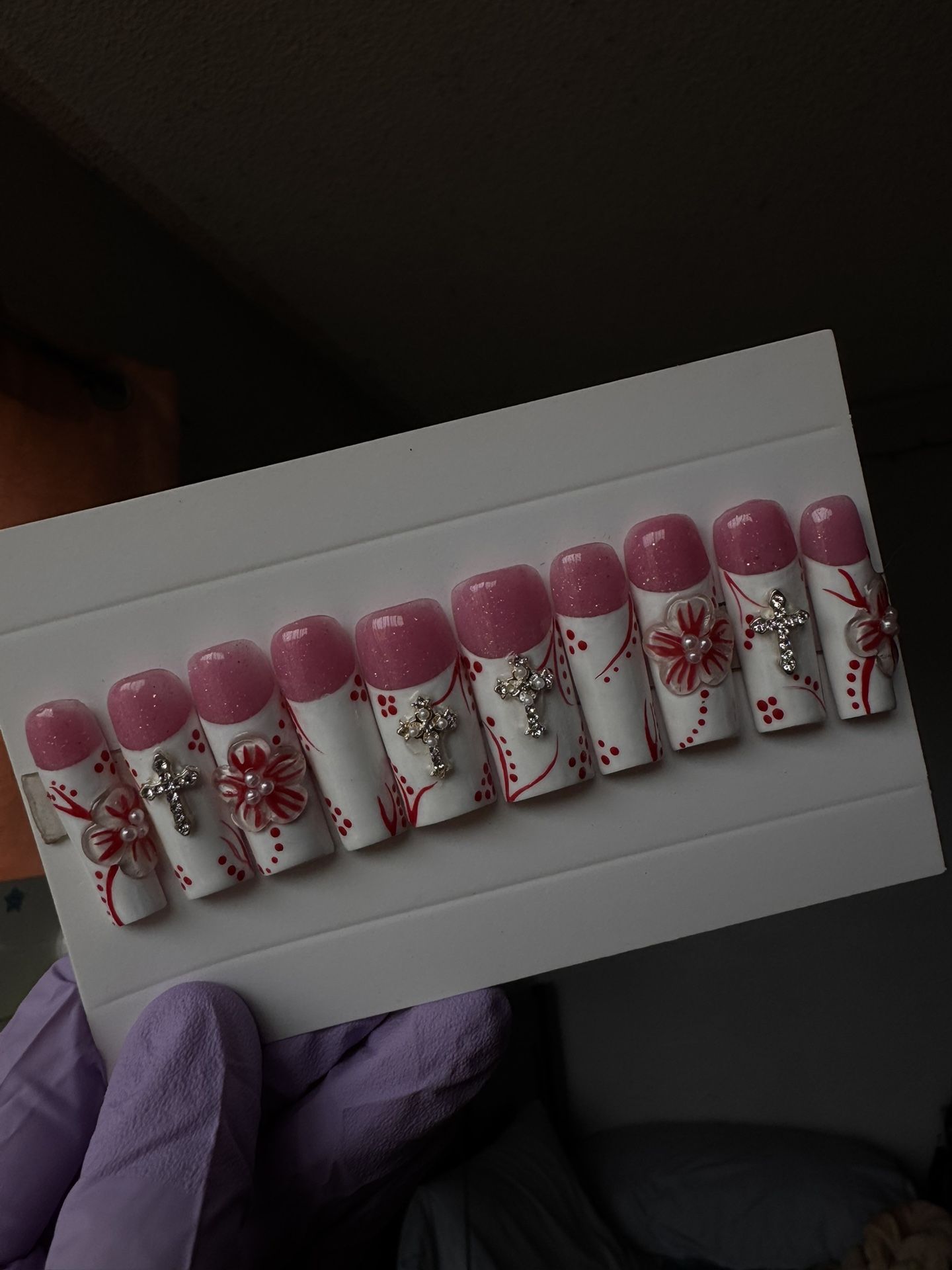 XL acrylic Press Ons