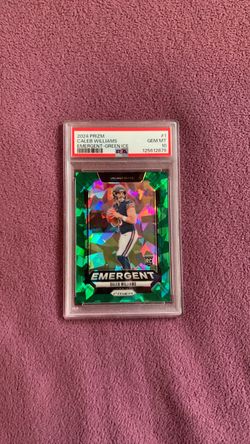 Caleb Williams Panini Prizm Green Ice Emergent  RC