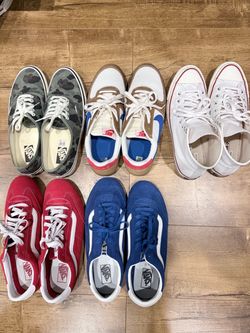 Nike, Converse, Vans…..Men size 13