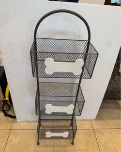 3-Tier Metal Mesh Rack
