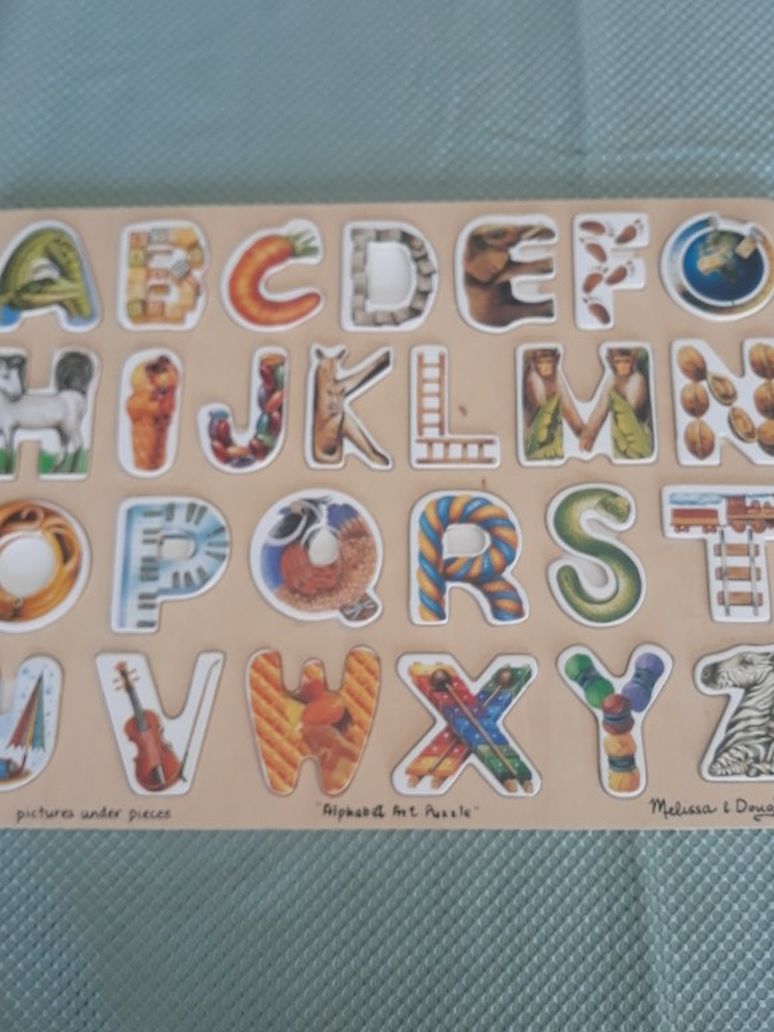 Puzzle Alphabet Art