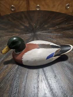 Wooden Drake Figure