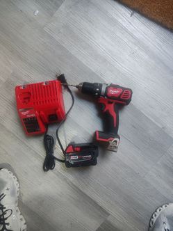 Milwaukee M18 Drill with Battery and Charger