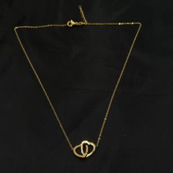 New Double Heart Necklace
