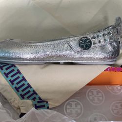 Tory Burch MINNIE EMBELLISHED TWO WAY BALLET FLATS 