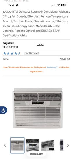 10,000 BTU Window Air Conditioner
