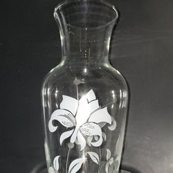 Vintage Etched Vase