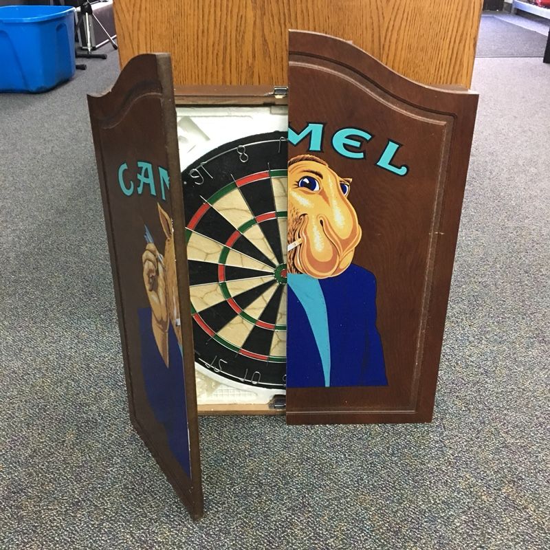 Vintage Joe Camel Dart Board