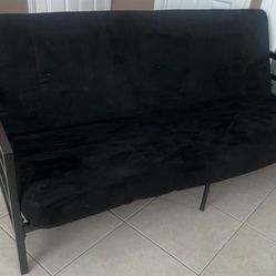 Futon  DHP Rio Futon With 6” Microfiber Black Mattress 