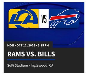 Bills vs. Rams MNF