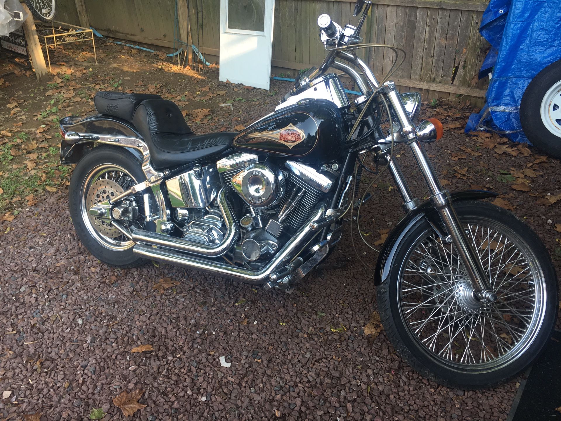 1995 Harley Davidson FXSTC softail custom $5000 Or will trade for a jeep car truck