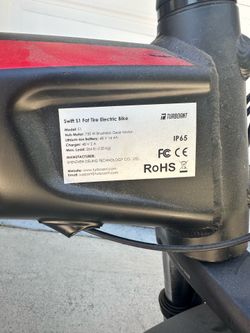 Please read description: Turboant E-bike