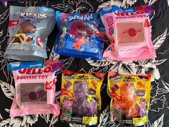 Variety of squishies