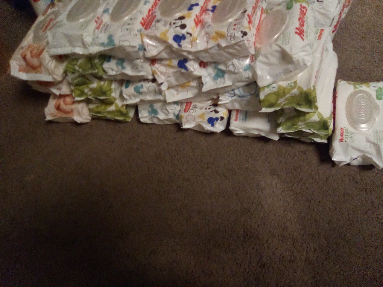 Huggies Diapers and wipes