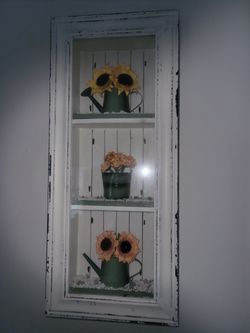 Shadow Box Sunflower Wall Decor