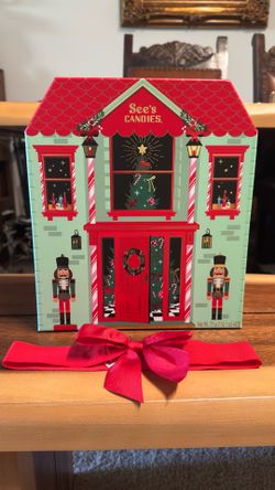 2025 See's Candies Advent Calendar – Empty Box with Refillable Sleeves