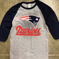Patriots 3/4 sleeve tees all sizes