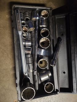 3/4 sae made in USA craftsman socket set