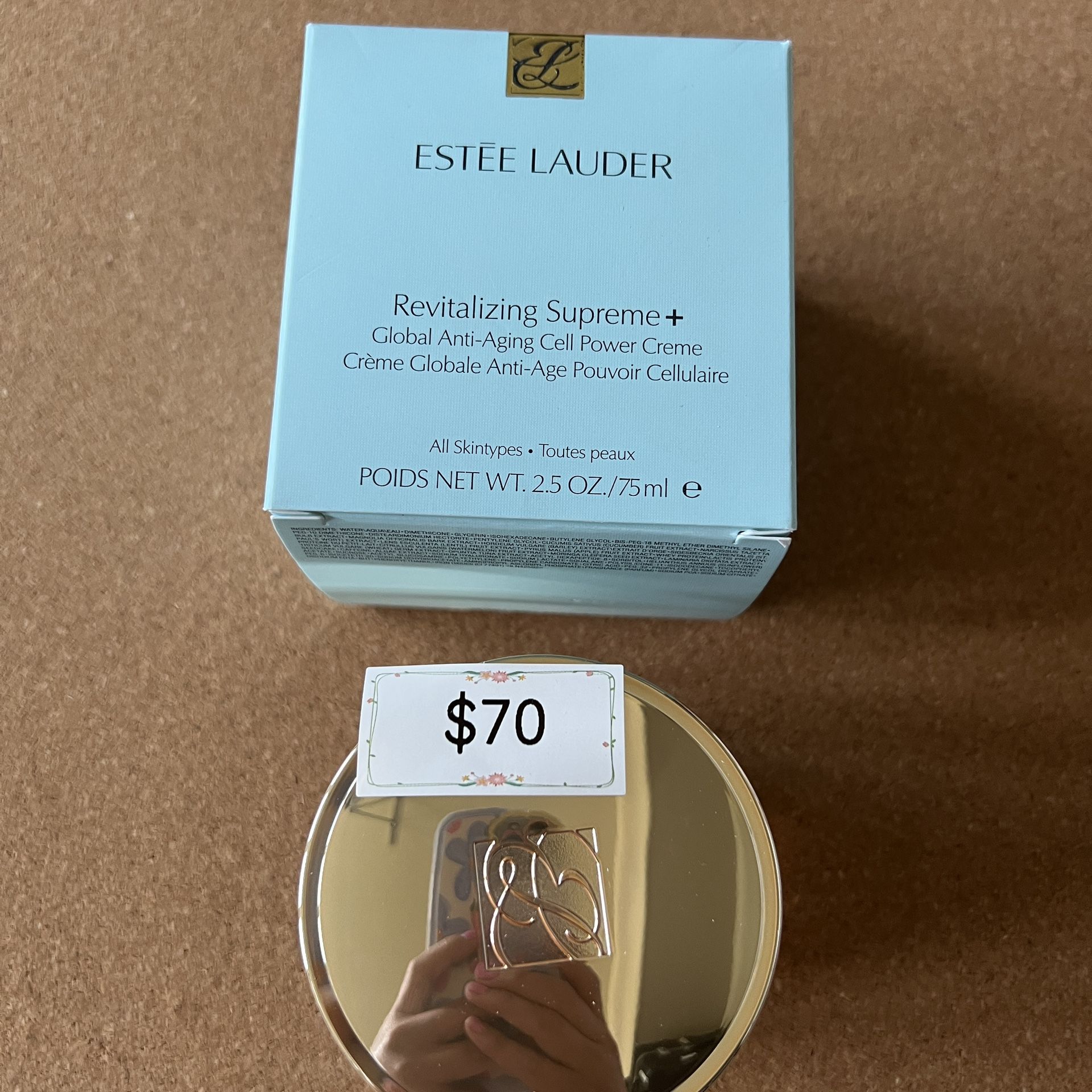 Estee Lauder Revitalizing Supreme Global Anti-Aging Cell Power Creme, Multicolor, 2.5 Oz