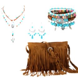 Western Shoulder or Crossbody Bag 