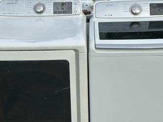 Samsung washer electric dryer XL cat