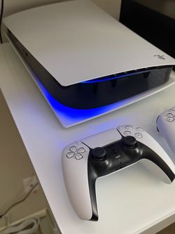 Sony PS5 Digital Edition 1TB + 2 DualSense Controllers - Like New
