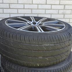 Four 4 Volvo Tires and Ring