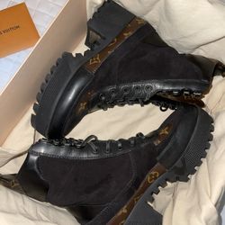 Louis Vuitton combat boots Authentic bought in store