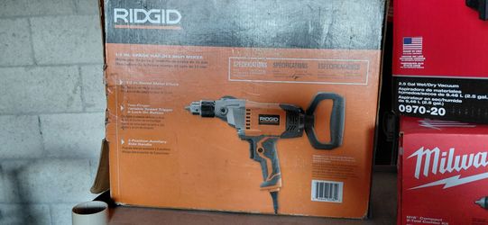 RIDGID 1/2 in. Spade Handle Mud Mixer