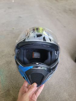 SEDICI Pro Mod Helmet FF-MHR-77 Size XL Motorcycle Blue Custom Colors