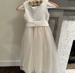 Ivory Flower Girl Dress - Size 4