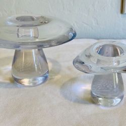vintage swedish maleras glass mushrooms mcm