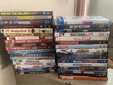 DVDs And Blu Rays All For $10
