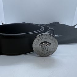 VERSACE Medusa Leather Belt