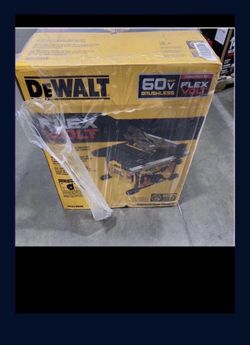 DeWALT 60V MAX FLEXVOLT 8-1/4-Inch Adjustable Table Saw (Tool Only). Battery not included. New!