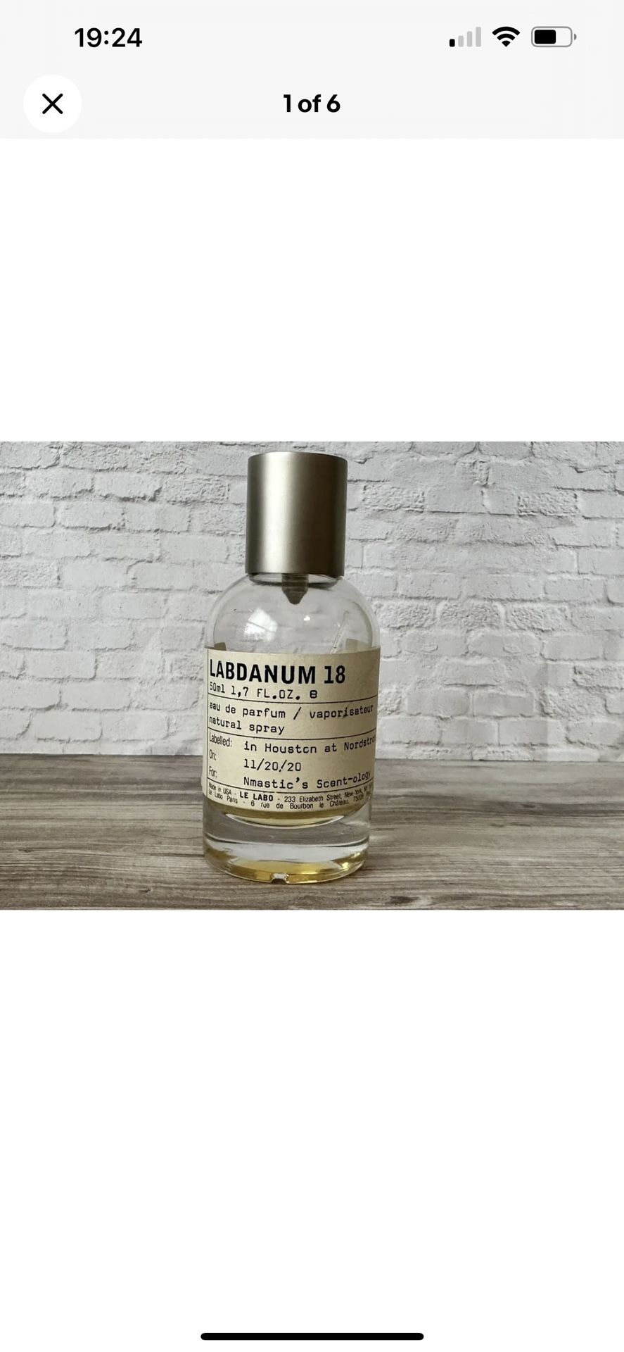 LE LABO LABDANUM18 Labdanum 18 Perfume Oil - Le Labo Fragrances