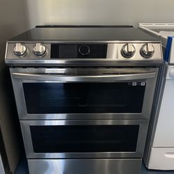 Samsung 30in Flex Duo Stove, 90 Day Warranty