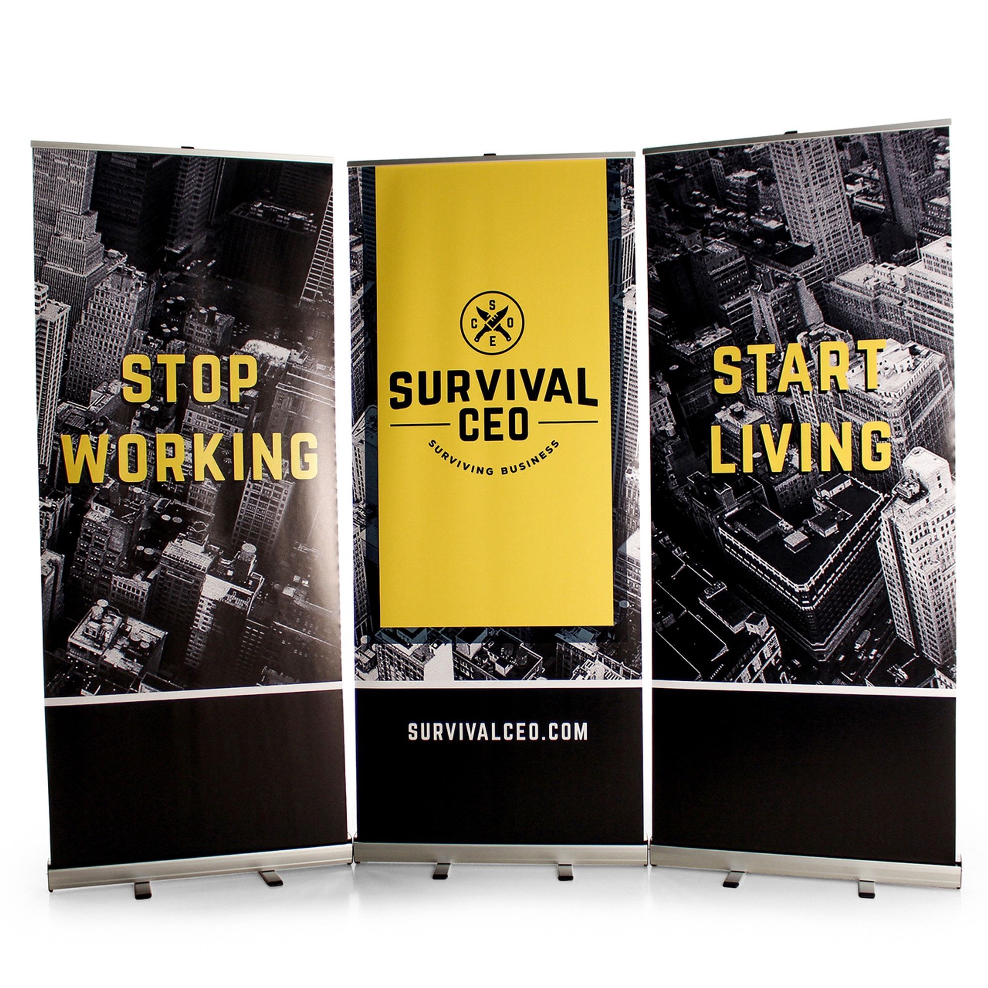 X2 Retractable Banner Stand 33.5” x 78.7”