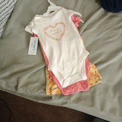 Carter's 3mo Baby Girl 3 Pack