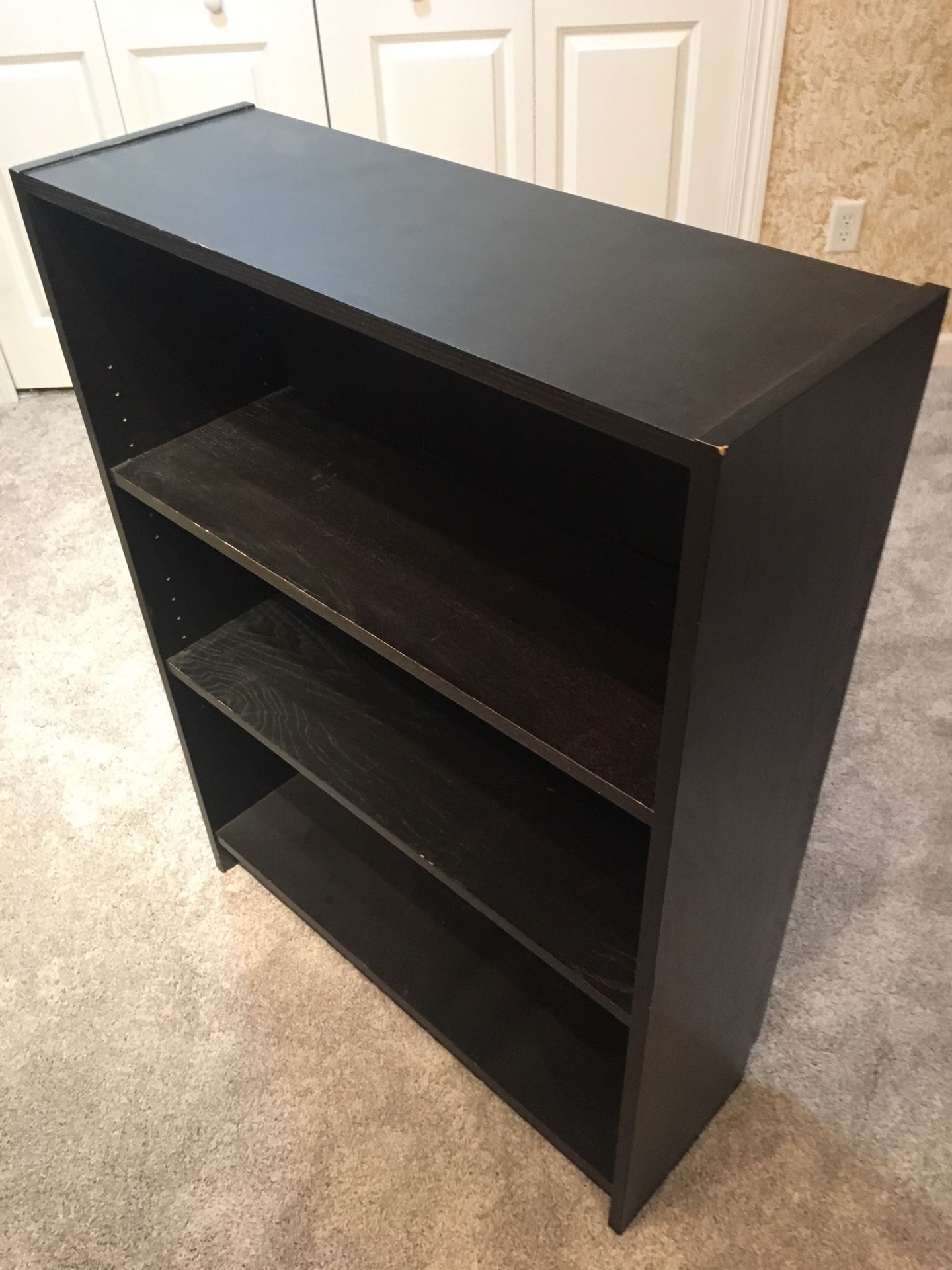 Dark Brown Storage Shelf w/ Adjustable Shelf