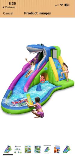 Inflatable Water Slide Park with Blower