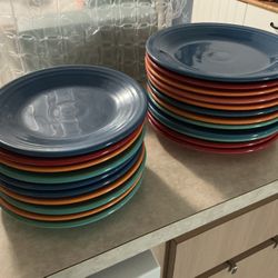 Fiestaware Dinner and Salad Plates