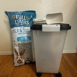 Litter/Bedding and Container